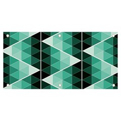 Triangles Pyramid Geometric Pattern Banner And Sign 6  X 3  by Sabxi