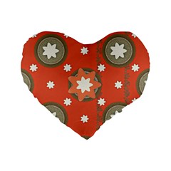 Background Abstract Standard 16  Premium Heart Shape Cushions by Sabxi
