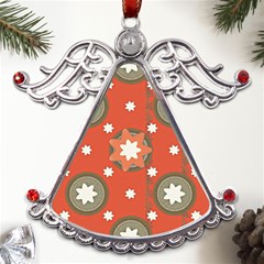 Background Abstract Metal Angel With Crystal Ornament by Sabxi