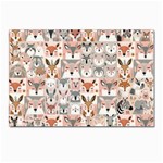 Mix Animal Faces Postcards 5  x 7  (Pkg of 10) Front
