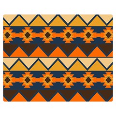 Aztec Mexico Inca Mayan Design 60  X 50  Two Sides Premium Plush Fleece Blanket (teen Size) by Tsamara