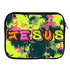 Neon Jesus 8375771 Apple Ipad 2/3/4 Zipper Cases by Jabberwonkers