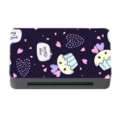 Cupcake Doodle Heart Love Memory Card Reader With Cf by Posterlux
