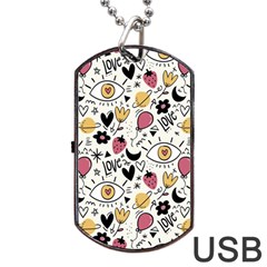 Eye Seesit Dog Tag Usb Flash (two Sides) by Posterlux
