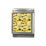 Cartoon Comics Pattern Italian Charm (13mm) Front
