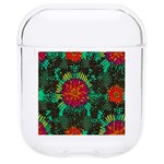Mid Century Retro Floral 1970s 1960s Pattern 72 Hard PC AirPods 1/2 Case Front