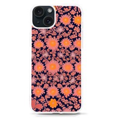 Mid Century Retro Floral 1970s 1960s Pattern 74 Iphone 15 Tpu Uv Print Case by violetheavensky
