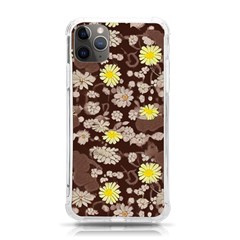 Mid Century Retro Floral 1970s 1960s Pattern 84 Iphone 11 Pro Max 6 5 Inch Tpu Uv Print Case by violetheavensky