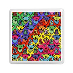 Grateful Dead Jam Bears Memory Card Reader (square) by Tsamara