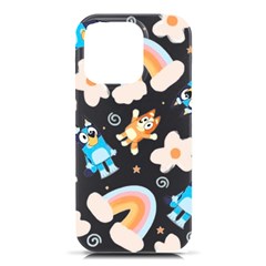 Bluey Iphone 16 Pro Black Uv Print Pc Hardshell Case by avitendut