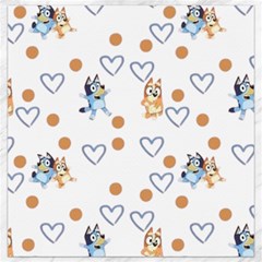 Bluey, Bluey Merch, Bluey Pattern, Bluey Bluey, Bingo, Bluey Design, Bluey Dog Canvas 16  X 16  by avitendut