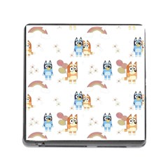 Bluey, Bluey Merch, Bluey Pattern, Bluey Bluey, Bingo, Bluey Design, Bluey Dog Memory Card Reader (square 5 Slot) by avitendut