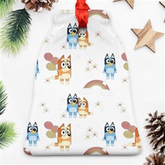 Bluey, Bluey Merch, Bluey Pattern, Bluey Bluey, Bingo, Bluey Design, Bluey Dog Ornament (bell) by avitendut