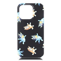 Bluey, Bluey Merch, Bluey Pattern, Bluey Bluey, Bingo, Bluey Design, Bluey Dog Iphone 16 Pro Max Black Uv Print Pc Hardshell Case by avitendut