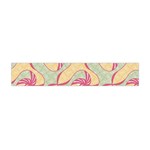 Abstract Pattern Design Scrapbooking 8 X45  Mini Premium Plush Fleece Scarf Front