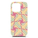 Abstract Pattern Design Scrapbooking iPhone 16 Pro Black UV Print PC Hardshell Case Front