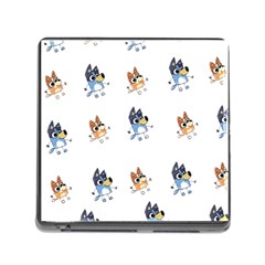 Bluey, Bluey Merch, Bluey Pattern, Bluey Bluey, Bingo, Bluey Design, Bluey Dog Memory Card Reader (square 5 Slot) by avitendut