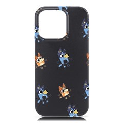 Bluey, Bluey Merch, Bluey Pattern, Bluey Bluey, Bingo, Bluey Design, Bluey Dog Iphone 16 Pro Max Black Uv Print Pc Hardshell Case by avitendut