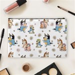 Bluey, Bluey merch, Bluey pattern, Bluey Bluey, bingo, Bluey design, bluey dog Cosmetic Bag (Large) Back