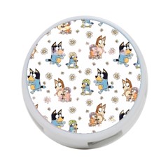 Bluey, Bluey Merch, Bluey Pattern, Bluey Bluey, Bingo, Bluey Design, Bluey Dog 4-port Usb Hub (one Side) by avitendut