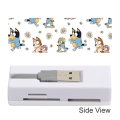 Bluey, Bluey Merch, Bluey Pattern, Bluey Bluey, Bingo, Bluey Design, Bluey Dog Memory Card Reader (stick) by avitendut