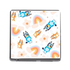 Bluey, Bluey Merch, Bluey Pattern, Bluey Bluey, Bingo, Bluey Design, Bluey Dog Memory Card Reader (square 5 Slot) by avitendut