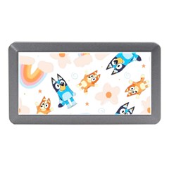 Bluey, Bluey Merch, Bluey Pattern, Bluey Bluey, Bingo, Bluey Design, Bluey Dog Memory Card Reader (mini) by avitendut