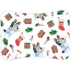 Bluey, Bluey Merch, Bluey Pattern, Bluey Bluey, Bingo, Bluey Design, Bluey Dog Velour Seat Head Rest Cushion by avitendut