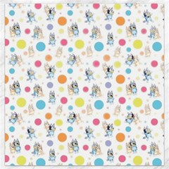 Bluey, Bluey Merch, Bluey Pattern, Bluey Bluey, Bingo, Bluey Design, Bluey Dog Canvas 12  X 12  by avitendut