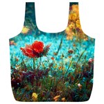 Flowers Detail Painting Nature Full Print Recycle Bag (XXXL) Front