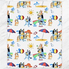 Bluey, Bluey Merch, Bluey Pattern, Bluey Bluey, Bingo, Bluey Design, Bluey Dog Canvas 11  X 14  by avitendut