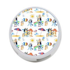 Bluey, Bluey Merch, Bluey Pattern, Bluey Bluey, Bingo, Bluey Design, Bluey Dog 4-port Usb Hub (two Sides) by avitendut