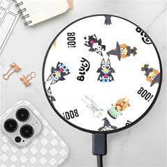 Bluey, Bluey Merch, Bluey Pattern, Bluey Bluey, Bingo, Bluey Design, Bluey Dog Wireless Fast Charger(black) by avitendut