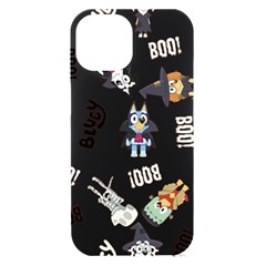 Bluey, Bluey Merch, Bluey Pattern, Bluey Bluey, Bingo, Bluey Design, Bluey Dog Iphone 15 Black Uv Print Pc Hardshell Case by avitendut