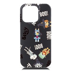 Bluey, Bluey Merch, Bluey Pattern, Bluey Bluey, Bingo, Bluey Design, Bluey Dog Iphone 16 Pro Max Black Uv Print Pc Hardshell Case by avitendut