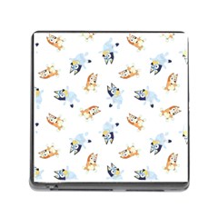 Bluey, Bluey Merch, Bluey Pattern, Bluey Bluey, Bingo, Bluey Design, Bluey Dog Memory Card Reader (square 5 Slot) by avitendut