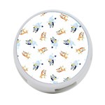 Bluey, Bluey merch, Bluey pattern, Bluey Bluey, bingo, Bluey design, bluey dog 4-Port USB Hub (Two Sides) Front