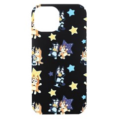 Bluey, Bluey Merch, Bluey Pattern, Bluey Bluey, Bingo, Bluey Design, Bluey Dog Iphone 15 Black Uv Print Pc Hardshell Case by avitendut