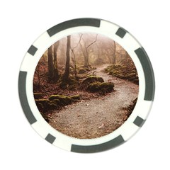 Path Trees Forest Fantasy Poker Chip Card Guard by Anend