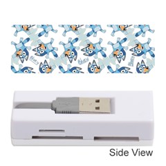 Bluey, Bluey Merch, Bluey Pattern, Bluey Bluey, Bingo, Bluey Design, Bluey Dog Memory Card Reader (stick) by avitendut