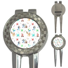 Bluey, Bluey Merch, Bluey Pattern, Bluey Bluey, Bingo, Bluey Design, Bluey Dog 3-in-1 Golf Divots by avitendut