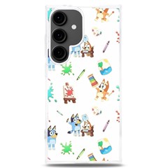 Bluey, Bluey Merch, Bluey Pattern, Bluey Bluey, Bingo, Bluey Design, Bluey Dog Samsung Galaxy S24 Plus 6 7 Inch Tpu Uv Case by avitendut