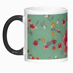 Mid Century Retro Floral 1970s 1960s Pattern 79 Morph Mug by violetheavensky