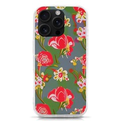 Mid Century Retro Floral 1970s 1960s Pattern 83 Iphone 16 Pro Tpu Uv Print Case by violetheavensky