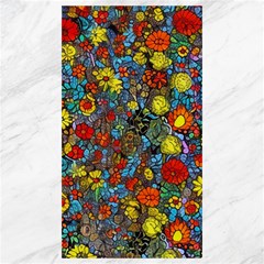 Mid Century Retro Floral 1970s 1960s Pattern 56 Canvas 40  X 72  by violetheavensky