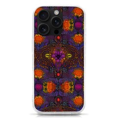 Mid Century Retro Floral 1970s 1960s Pattern 67 Iphone 16 Pro Tpu Uv Print Case by violetheavensky