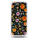 Mid Century Retro Floral 1970s 1960s Pattern 57 iPhone SE Front