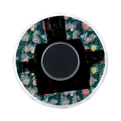 Mid Century Retro Floral 1970s 1960s Pattern 62 On-the-go Memory Card Reader by violetheavensky