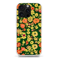Mid Century Retro Floral 1970s 1960s Pattern 68 Iphone 16 Pro Tpu Uv Print Case by violetheavensky