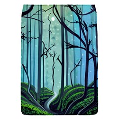 Nature Outdoors Night Trees Scene Forest Woods Light Moonlight Wilderness Stars Removable Flap Cover (s) by Posterlux